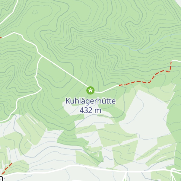 Map of Kuhlägerhütte