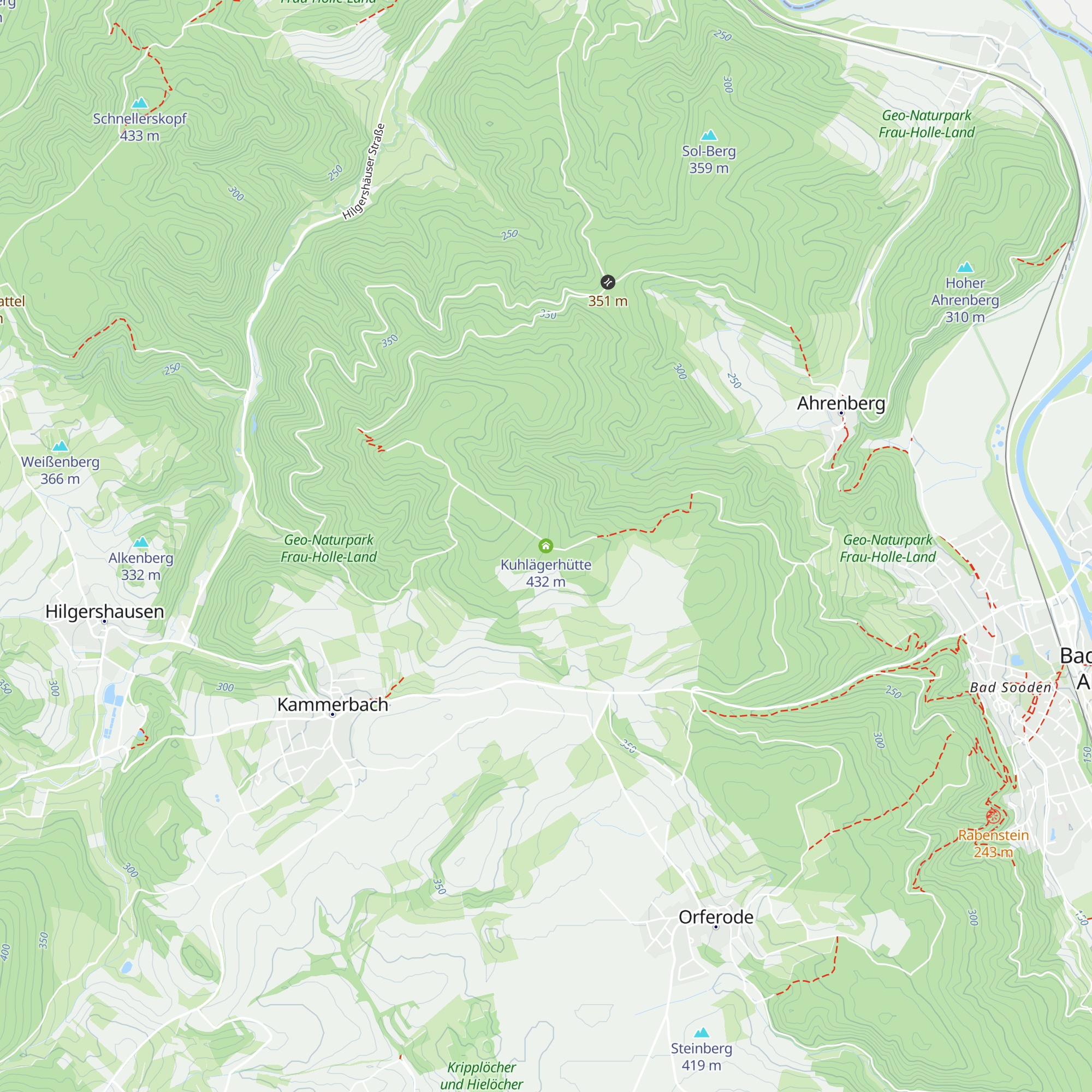 Kuhlägerhütte map