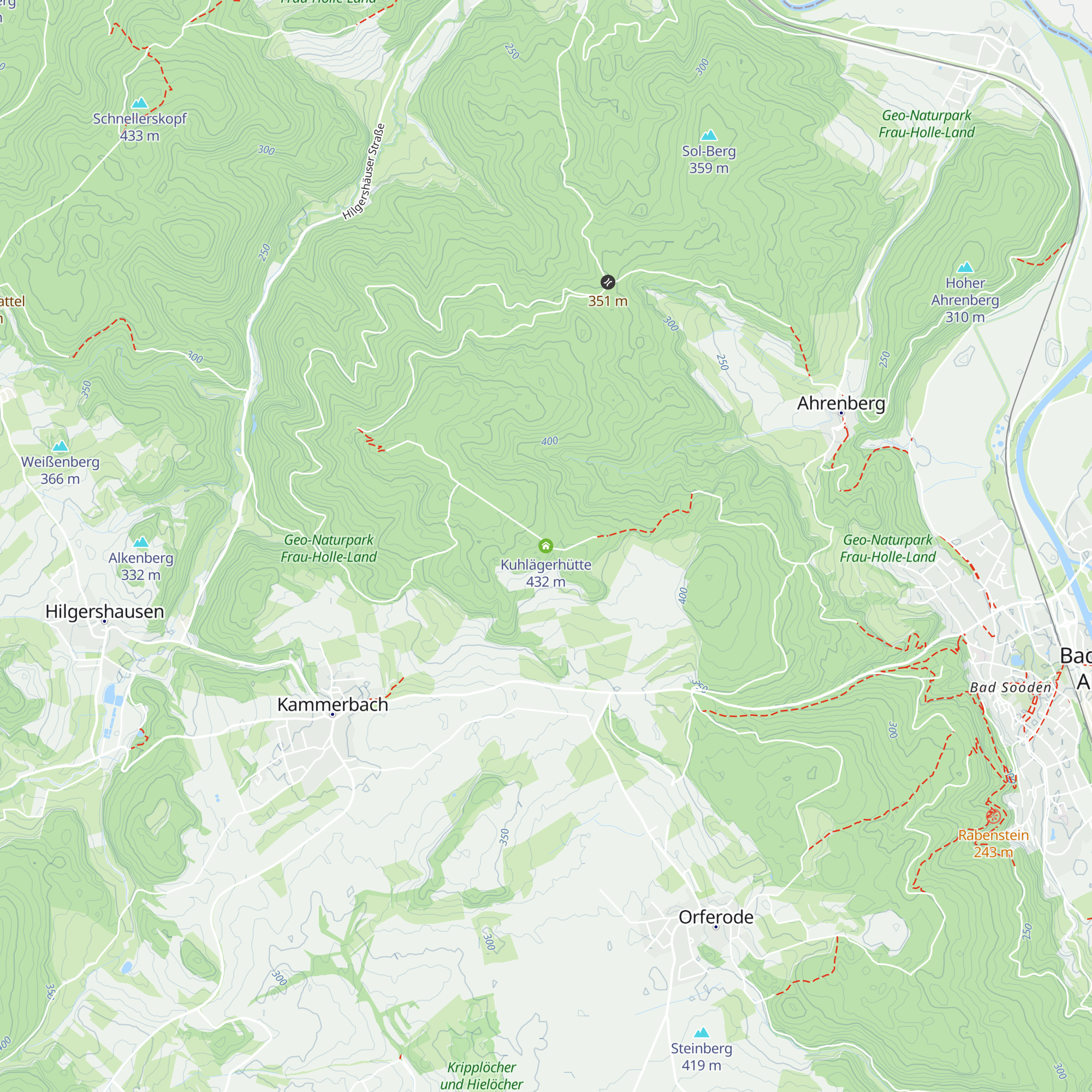 Kuhlägerhütte map