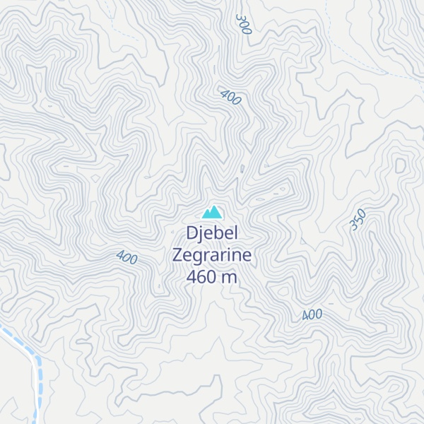 Map of Djebel Zegrarine