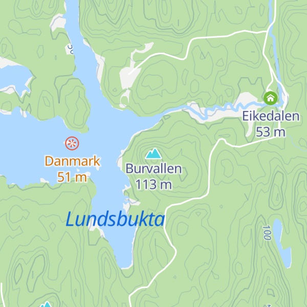 Map of Burvallen