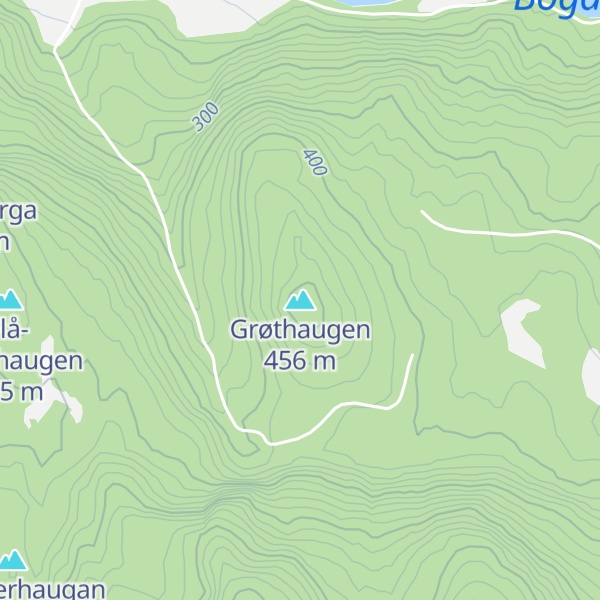 Map of Grøthaugen
