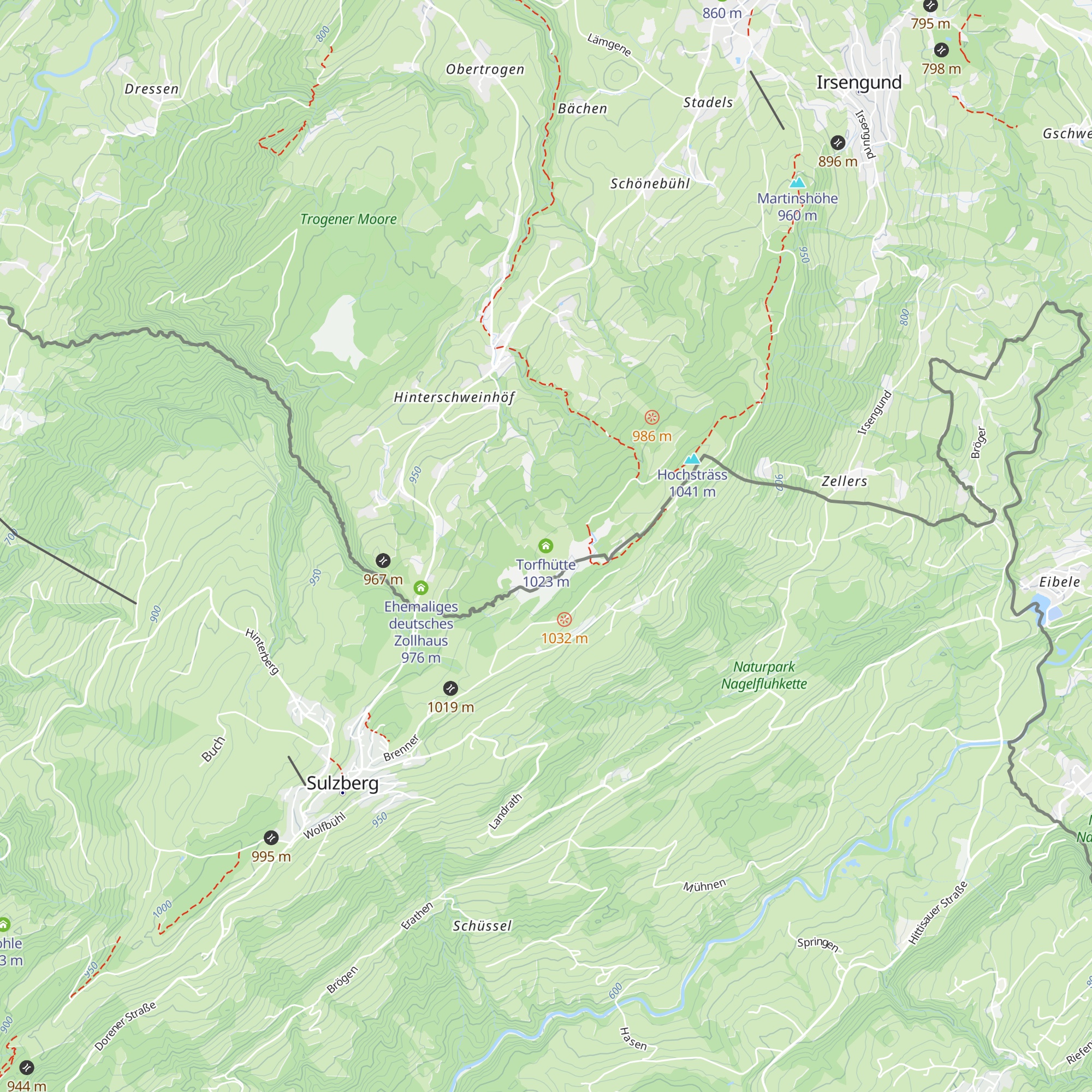 Torfhütte map