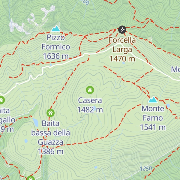 Map of Casera