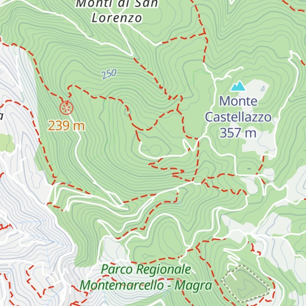 Map of Monte Branzi