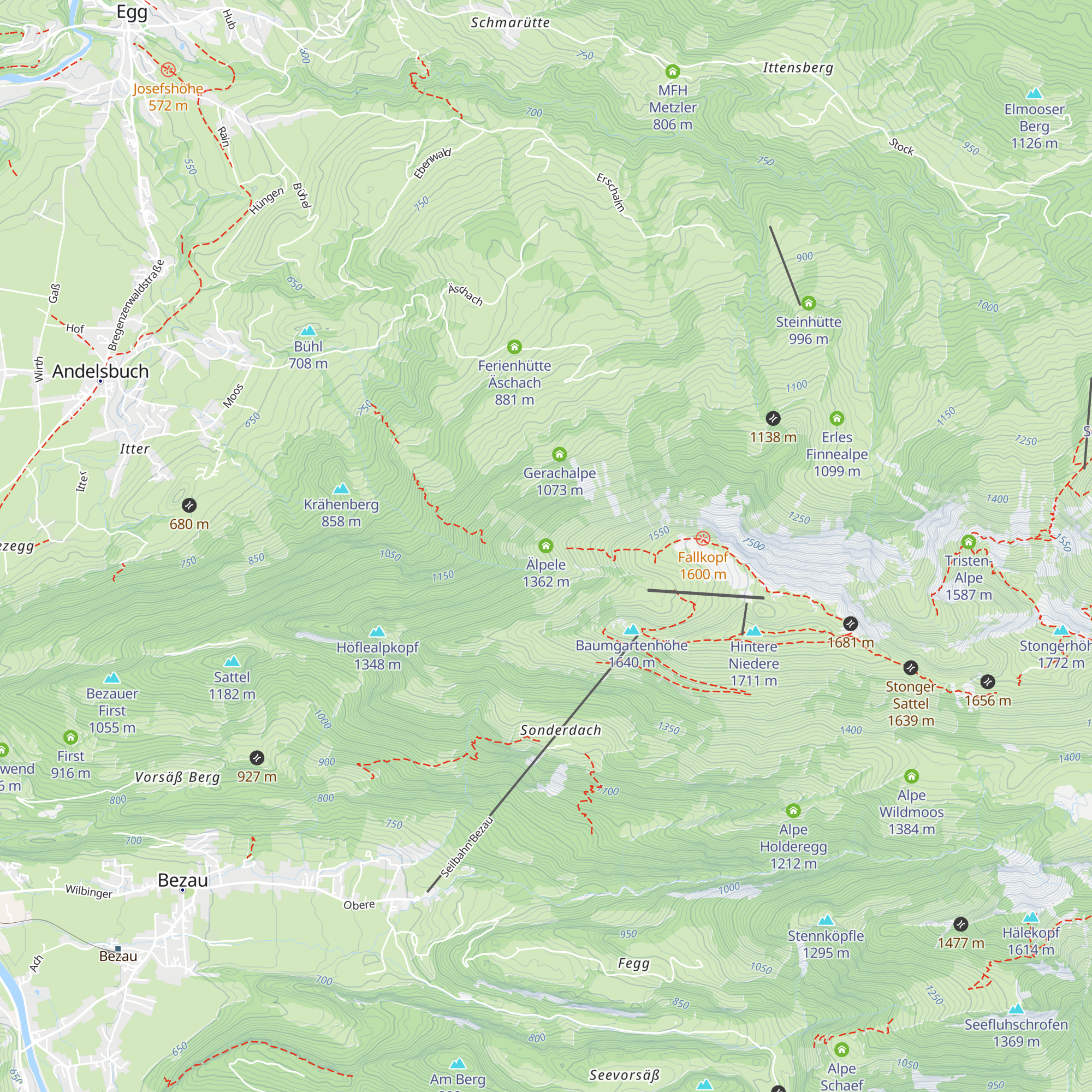 Älpele map
