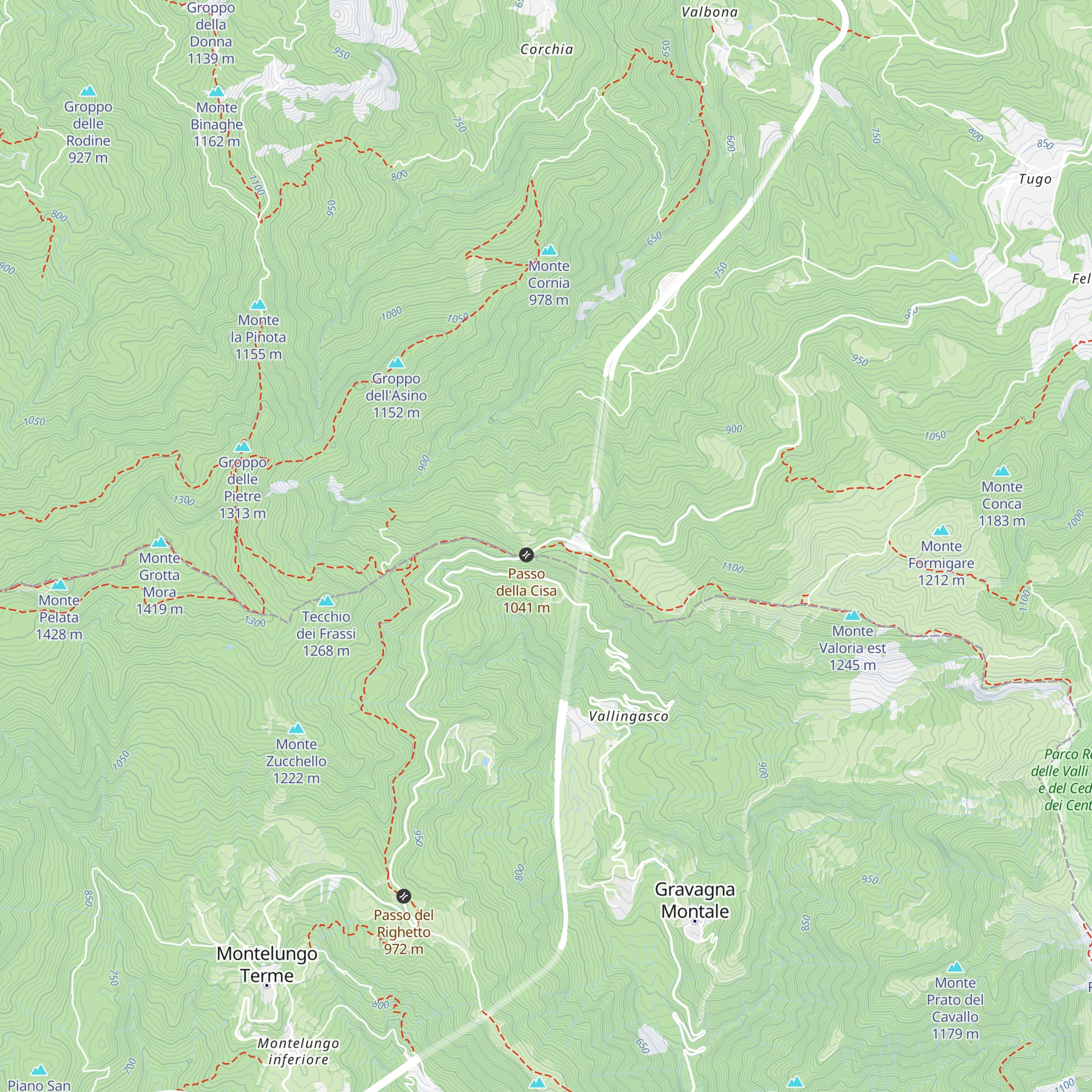 Capanna TWIN map