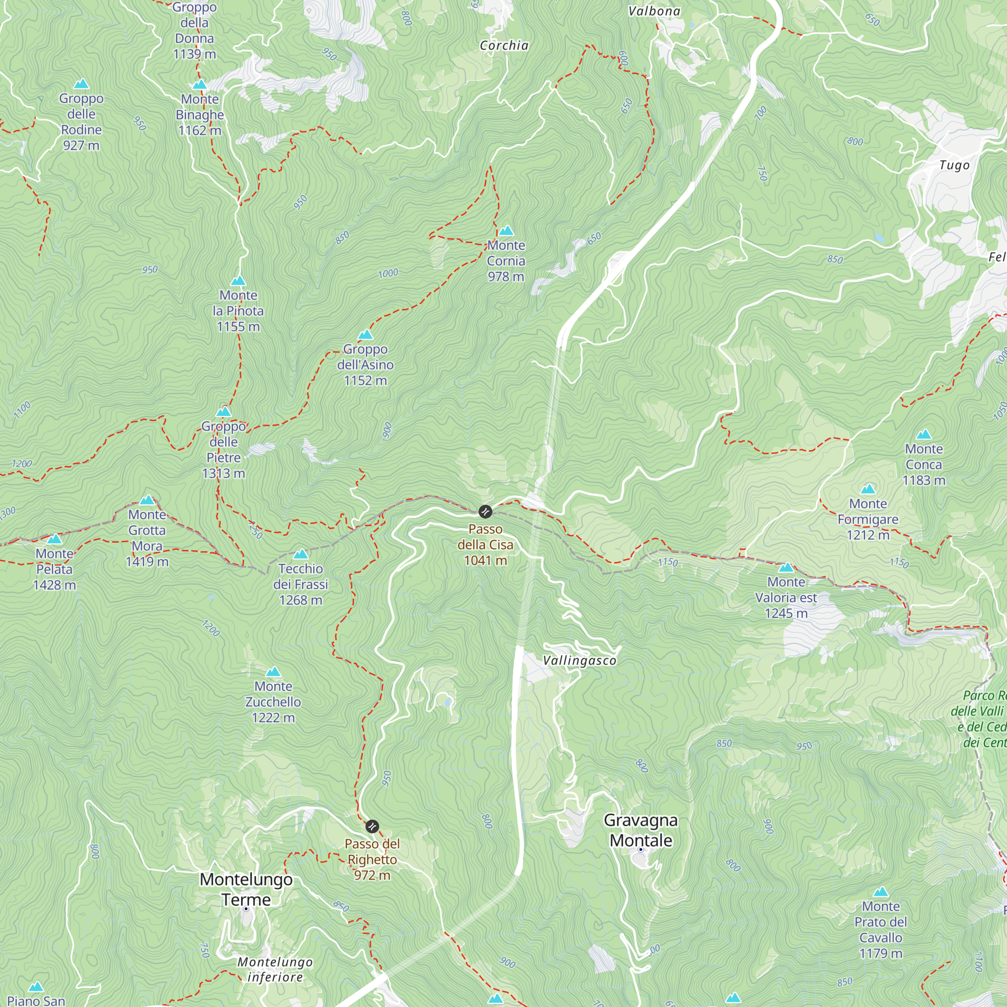 Capanna TWIN map