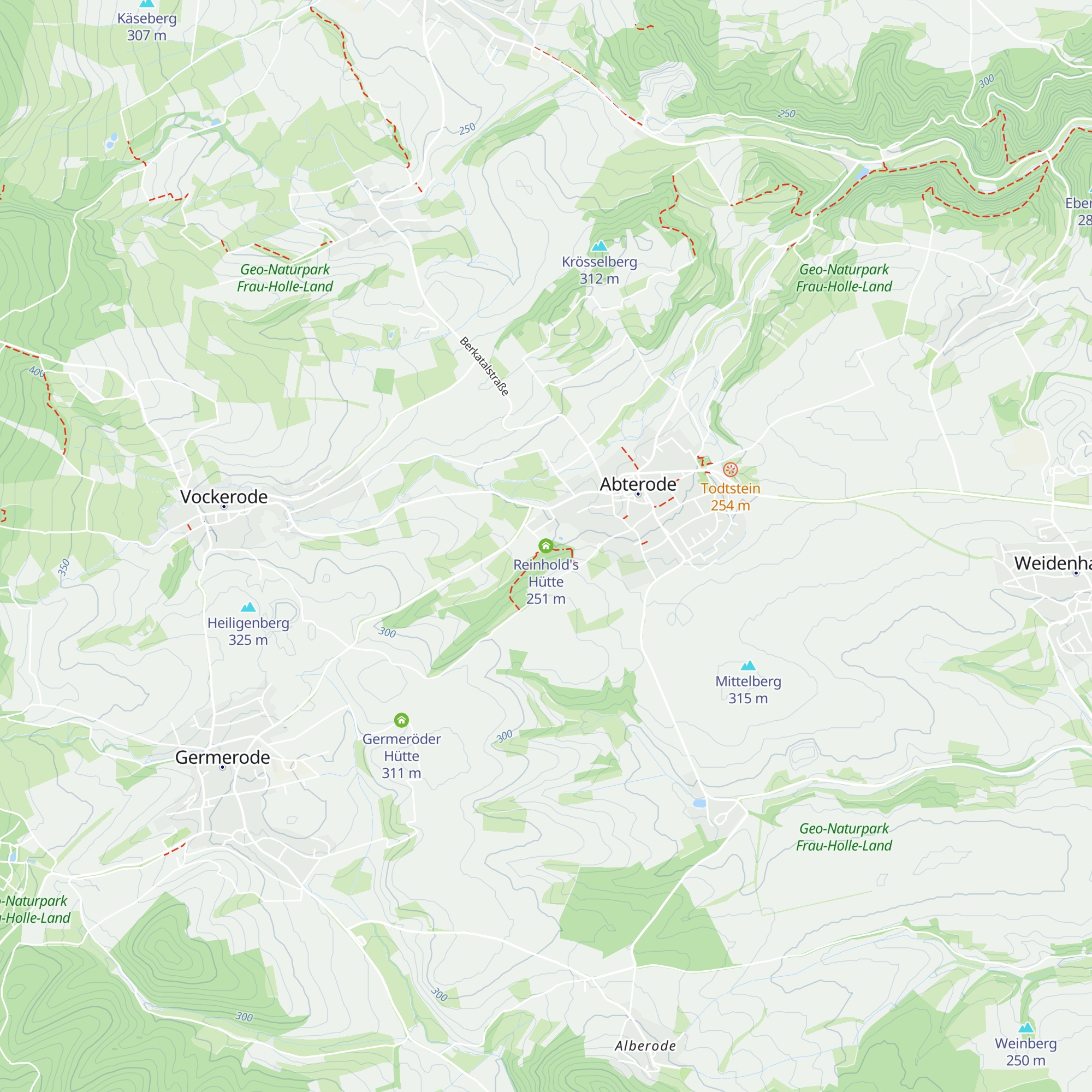 Reinhold's Hütte map