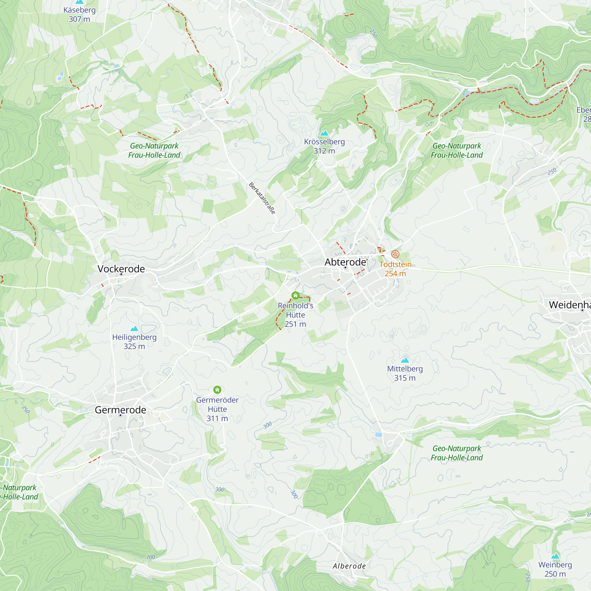 Reinhold's Hütte map