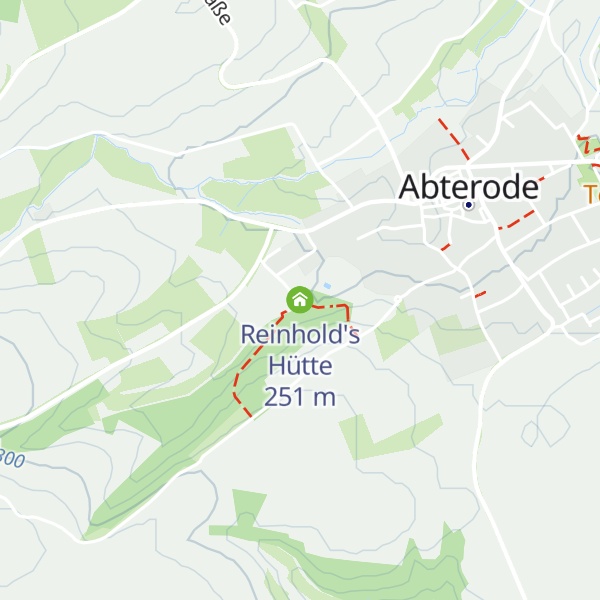 Map of Reinhold's Hütte