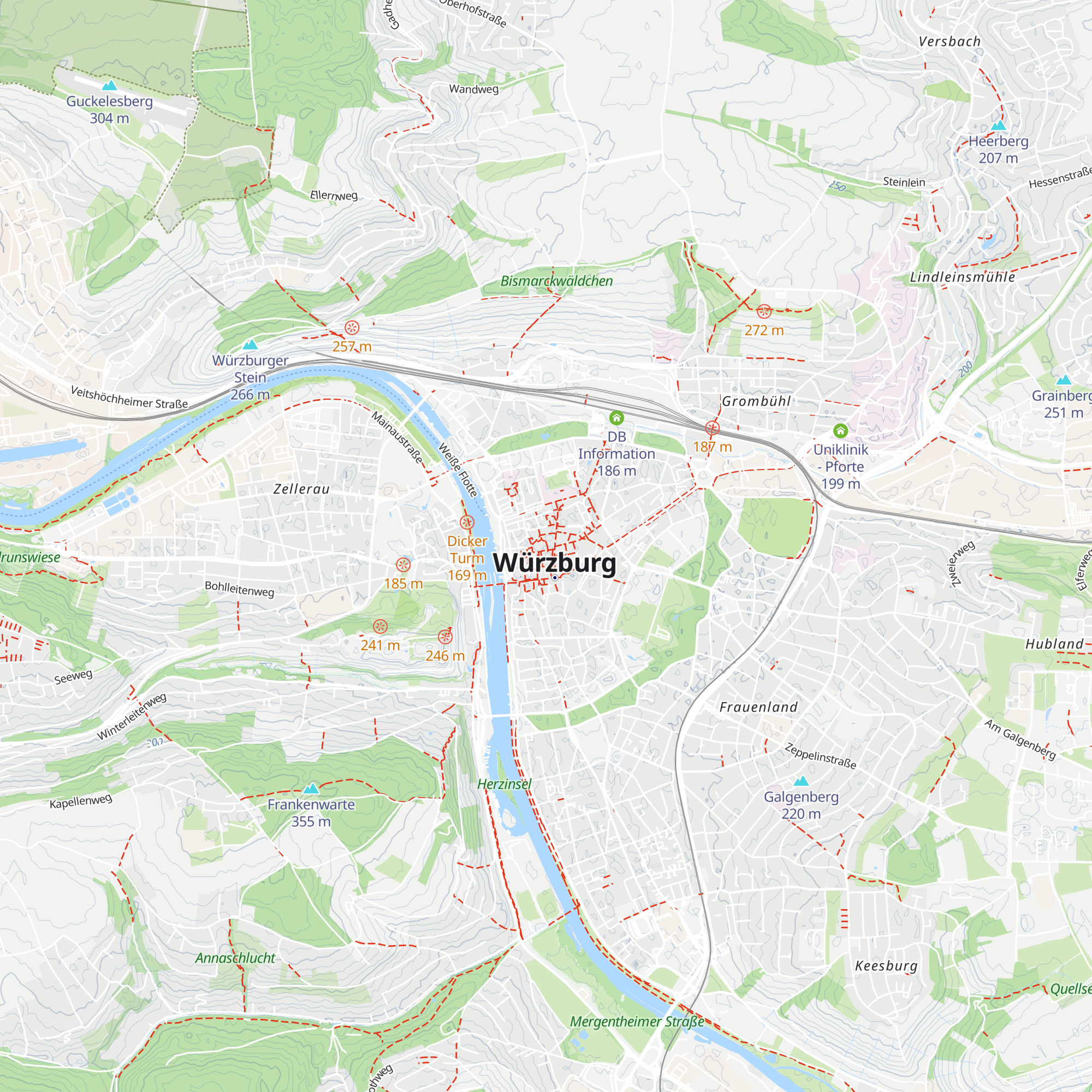 Tourist Information Falkenhaus map