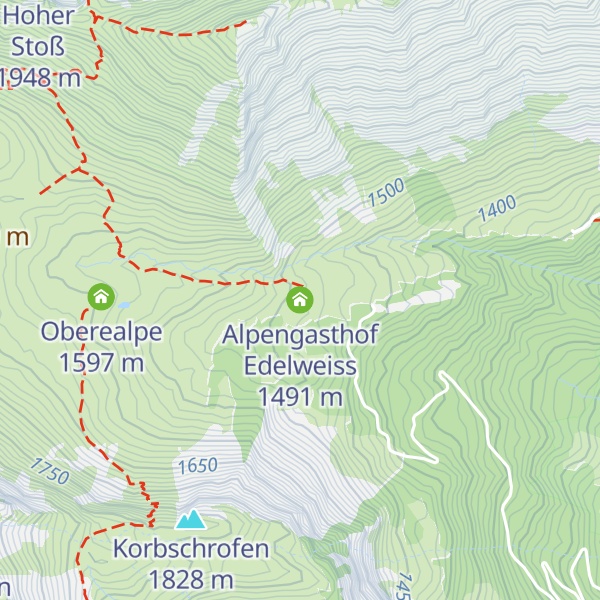 Map of Alpengasthof Edelweiss