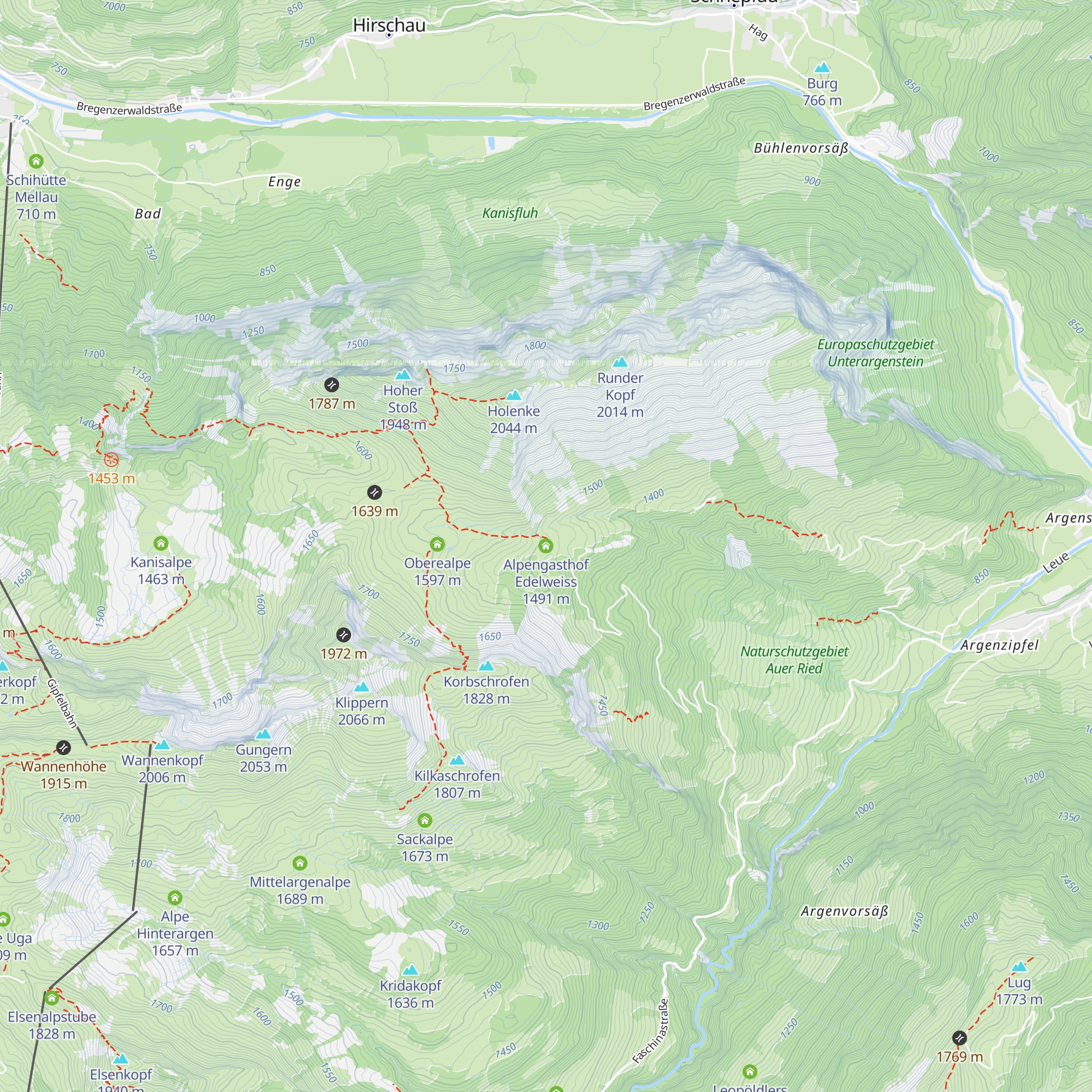 Alpengasthof Edelweiss map