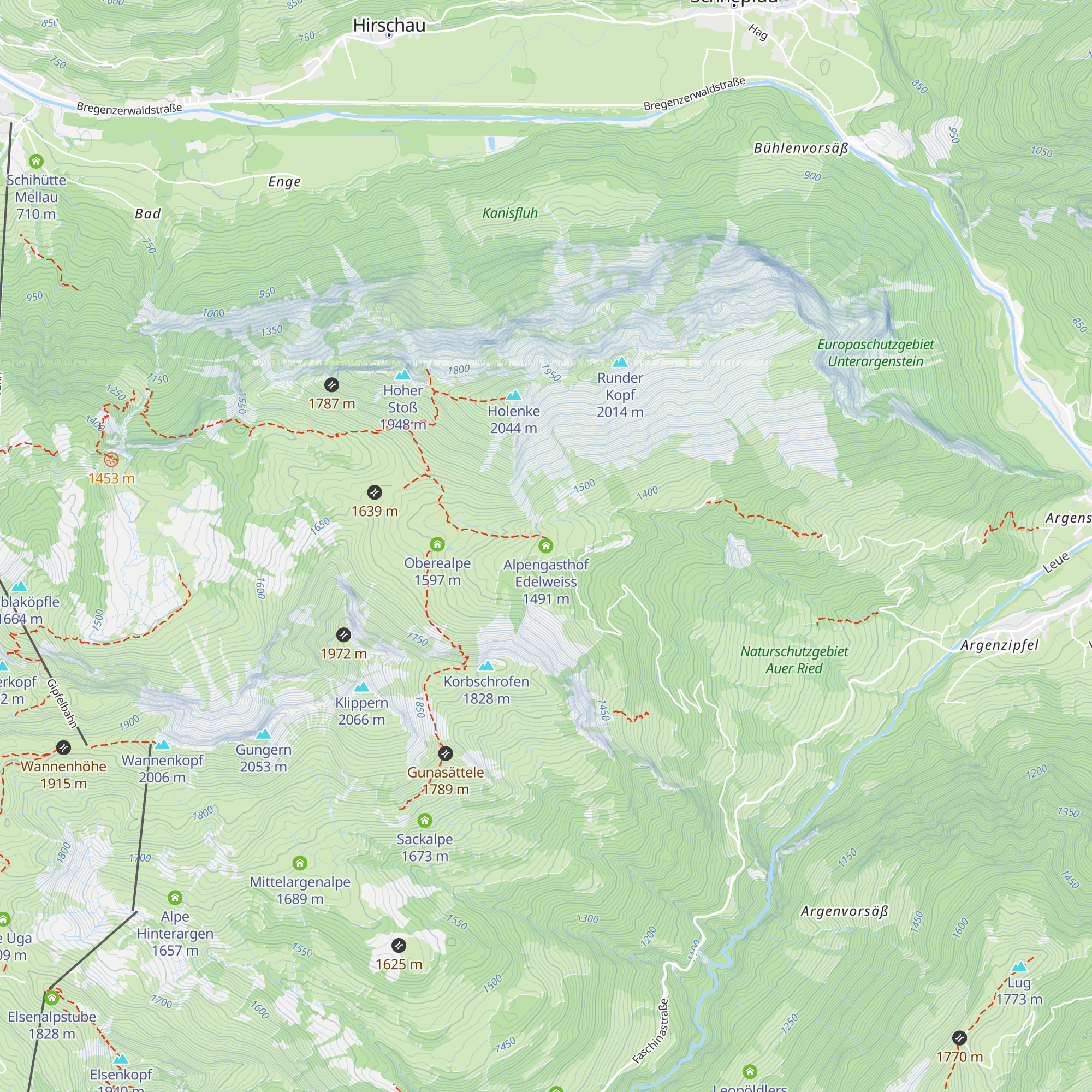 Alpengasthof Edelweiss map