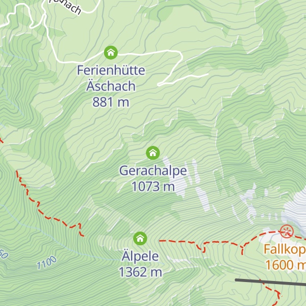 Map of Gerachalpe