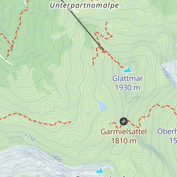 Map of Breithornhütte