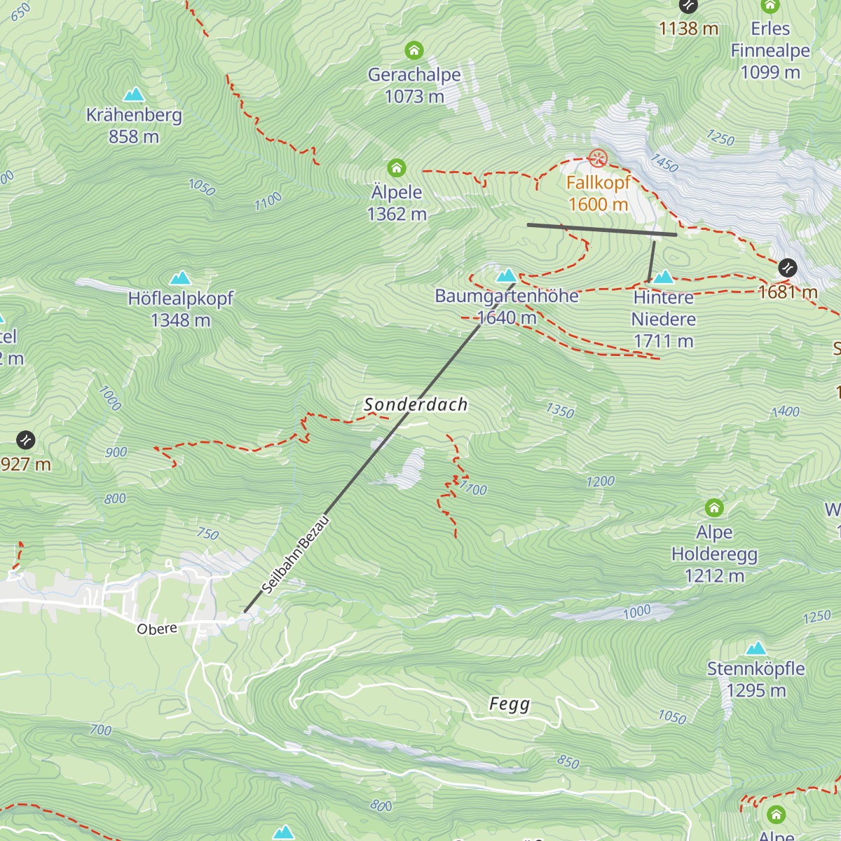 Ferienhaus Sonnalpe map