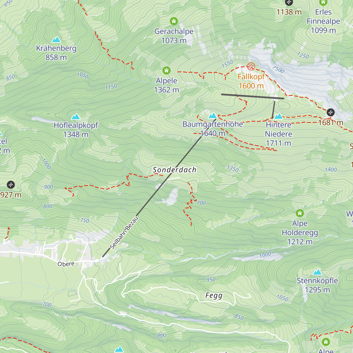 Ferienhaus Sonnalpe map
