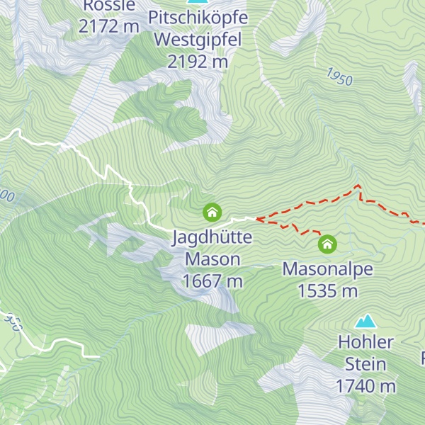 Map of Jagdhütte Mason