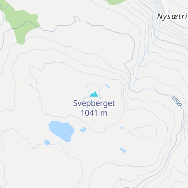 Map of Svepberget