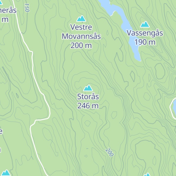Map of Storås