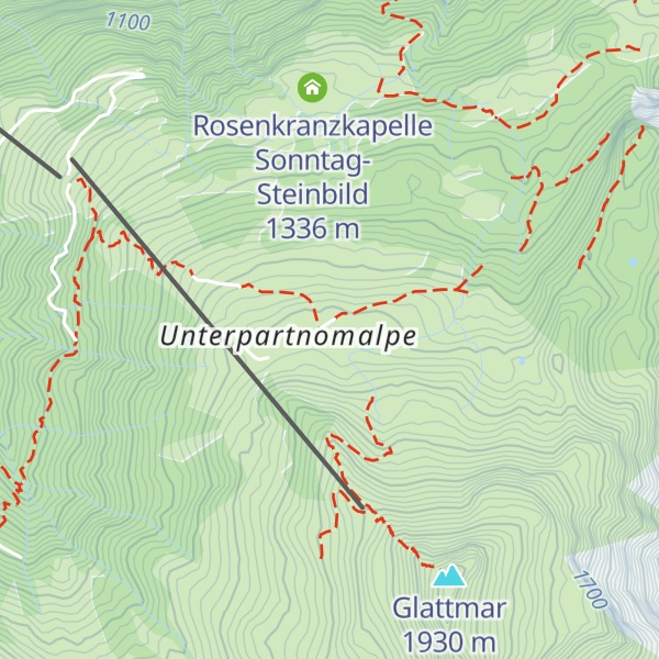 Map of Wandfluhhütte