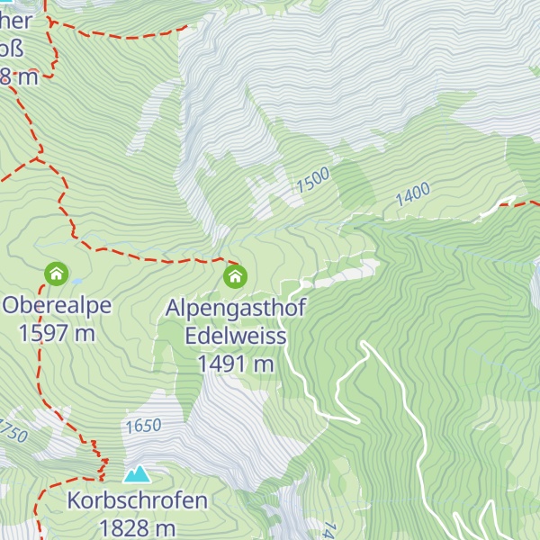 Map of Alpe Öberle