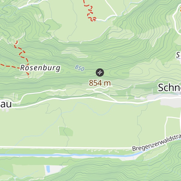 Map of Knusperhütte