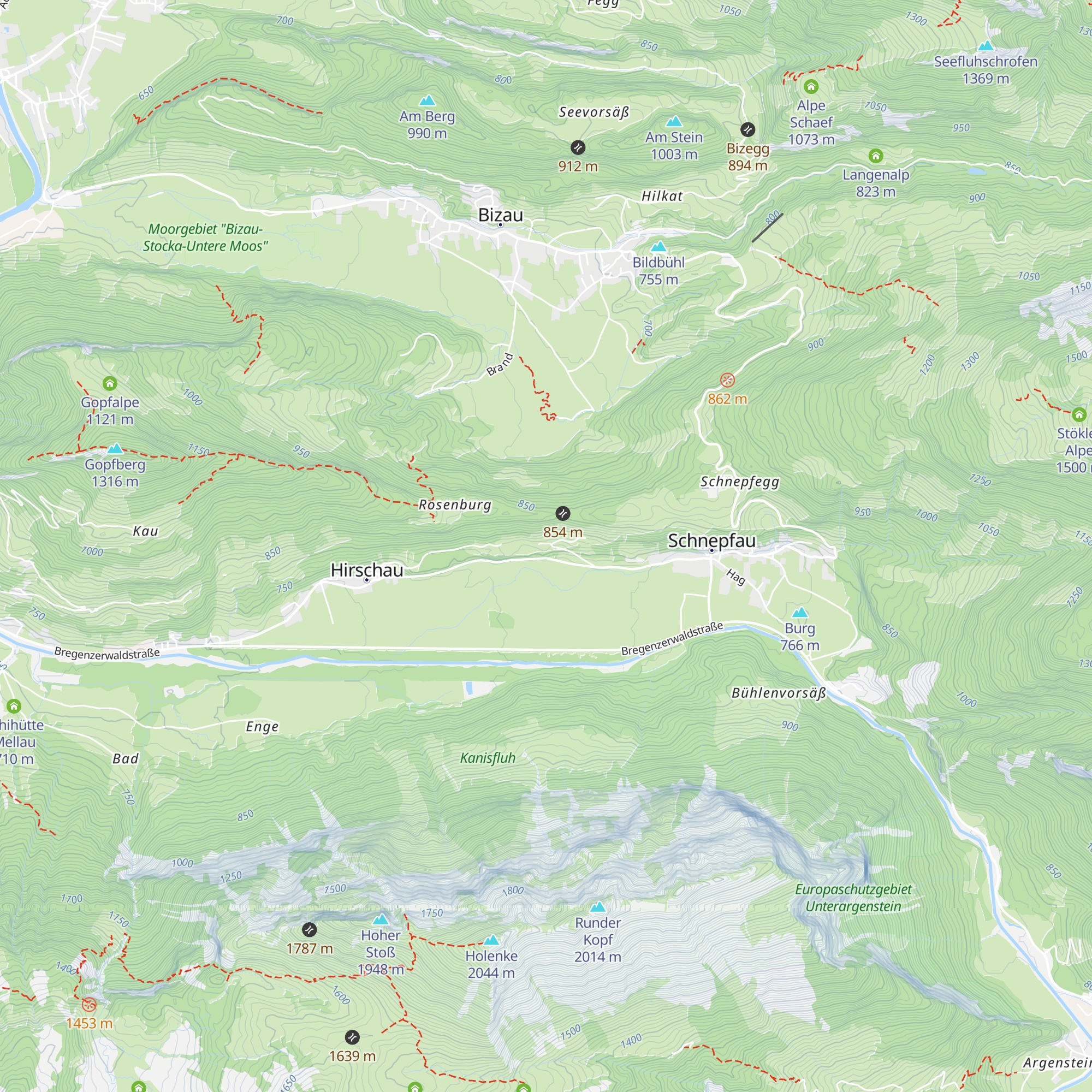 Knusperhütte map