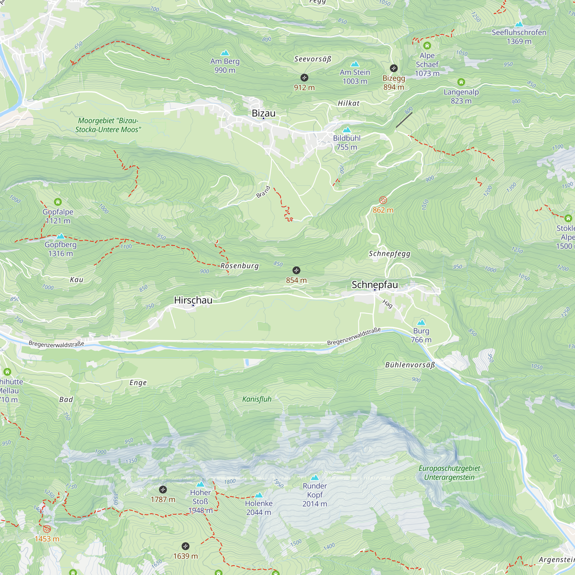 Knusperhütte map