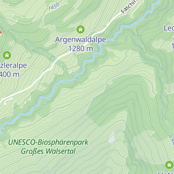 Map of Äußere Bödmenalpe