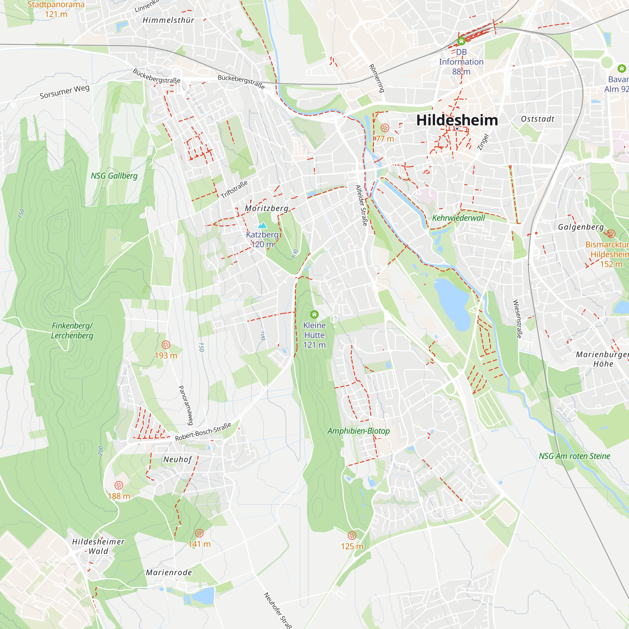 Kleine Hütte map