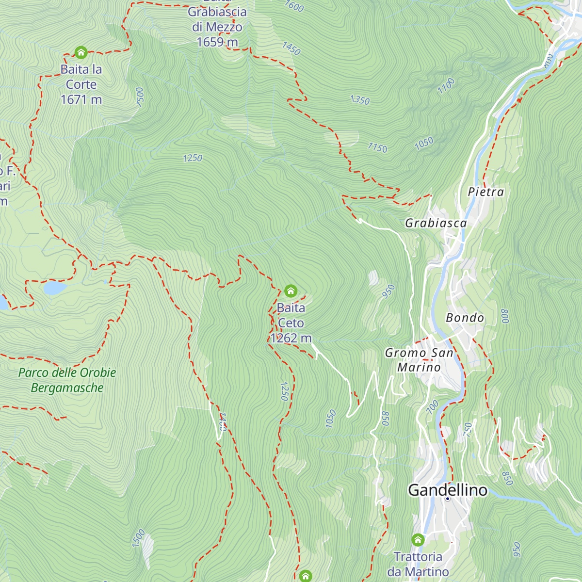 Baita Ceto map