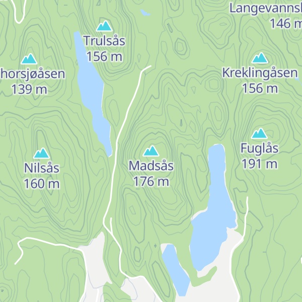 Map of Madsås