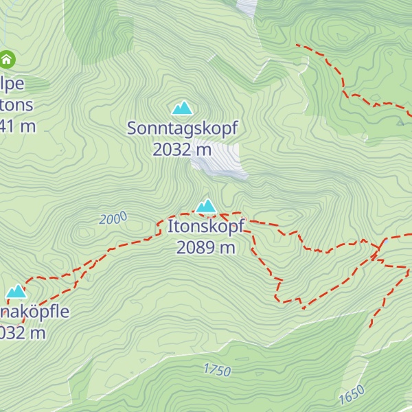 Map of Itonskopf