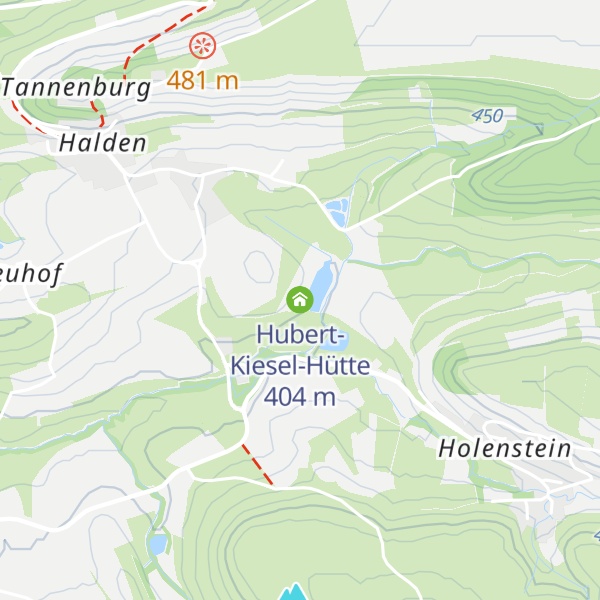 Map of Hubert-Kiesel-Hütte