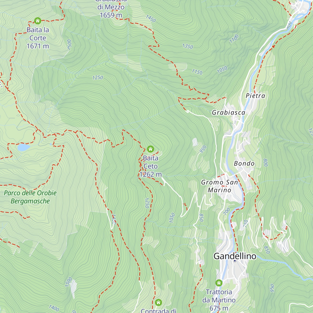 Baita Ceto map