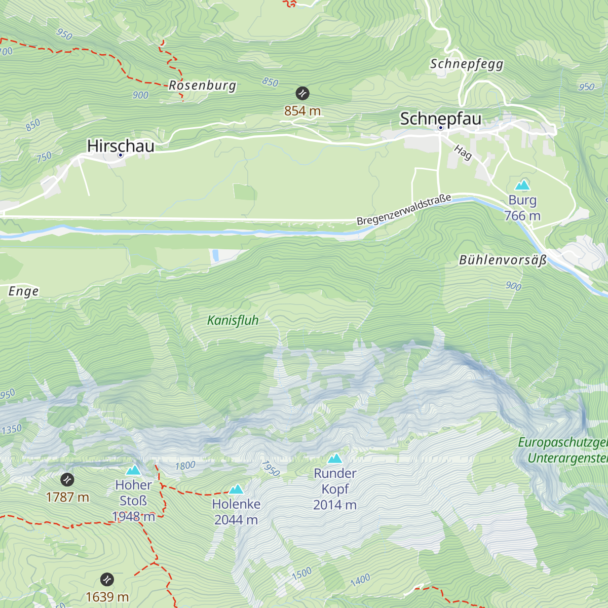 Bergkapelle Wirmboden map