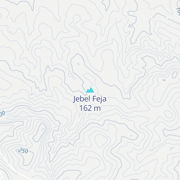 Map of Jebel Feja