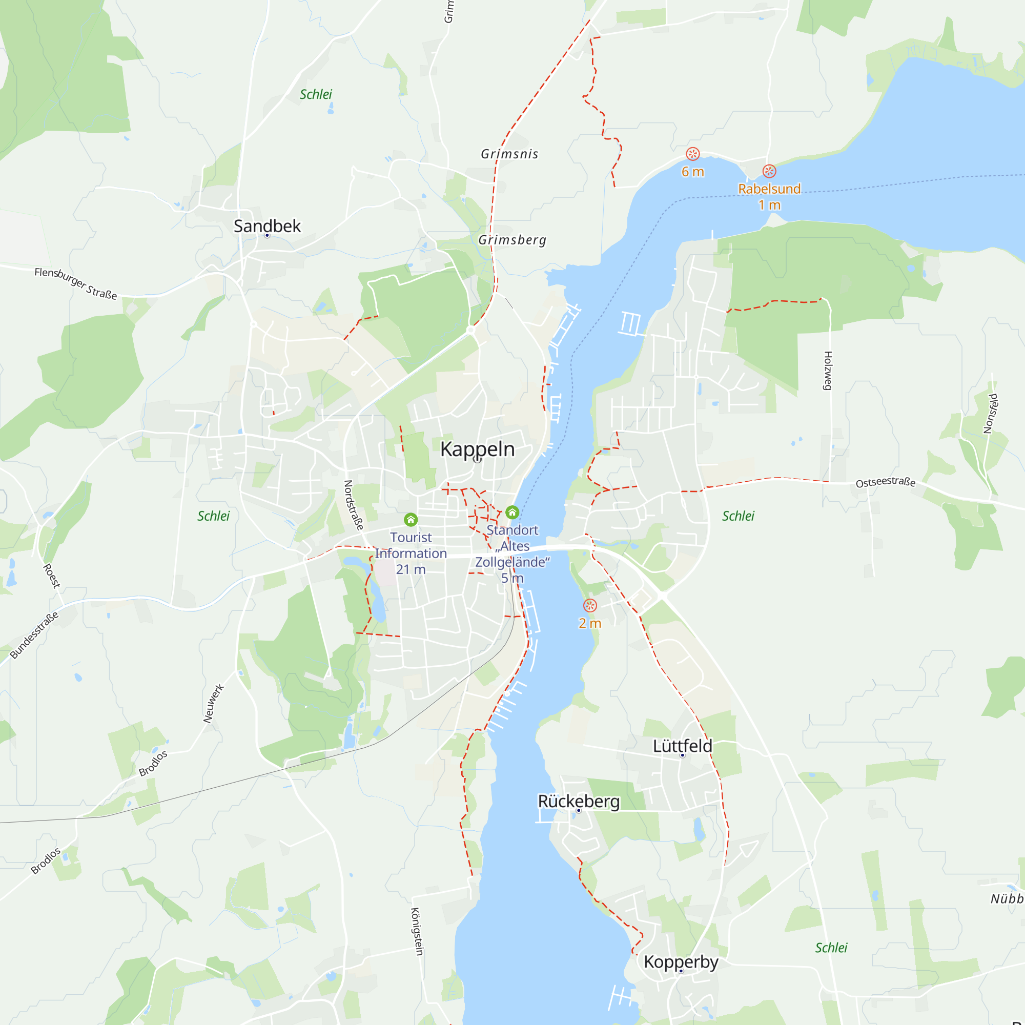 Standort „Altes Zollgelände“ map