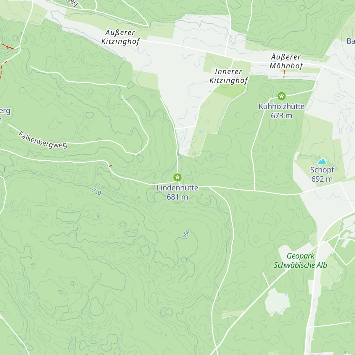 Lindenhütte map
