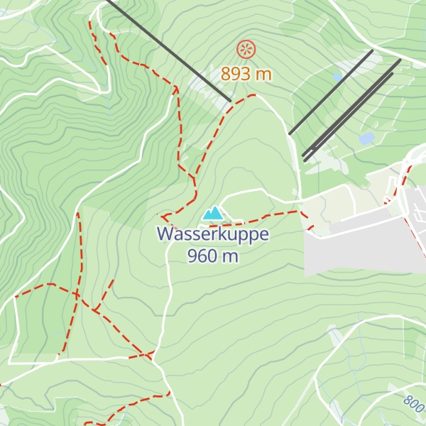 Map of Wasserkuppe