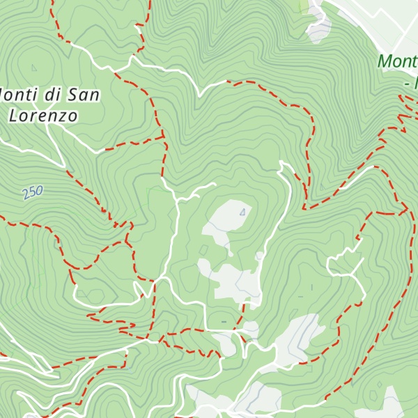 Map of Monte Castellazzo