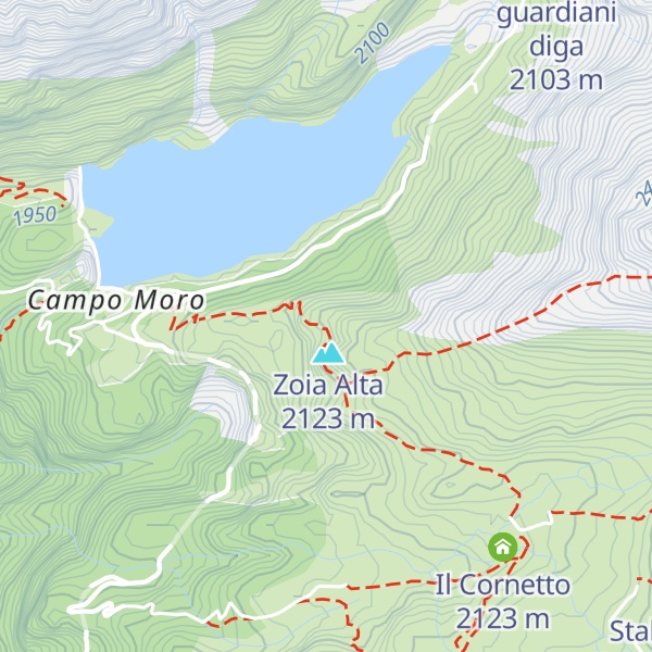 Map of Secondo Settore