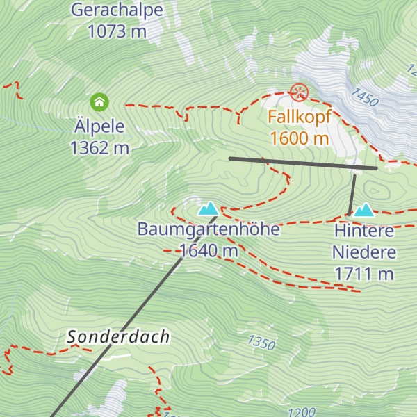 Map of Baumgartenhöhe