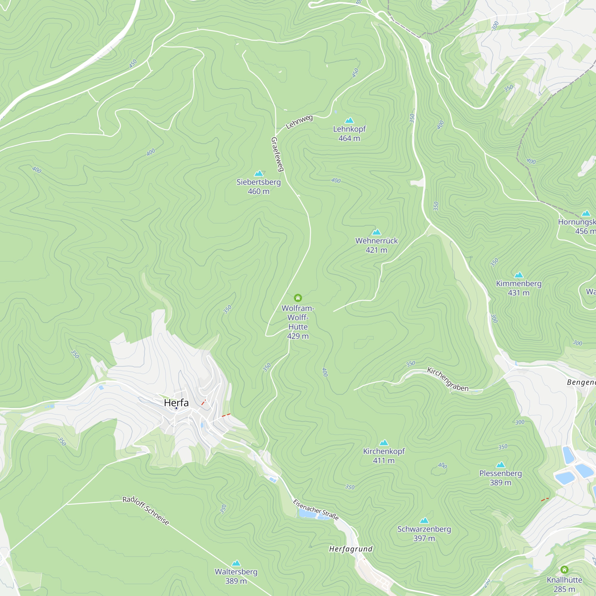 Wolfram-Wolff- Hütte map