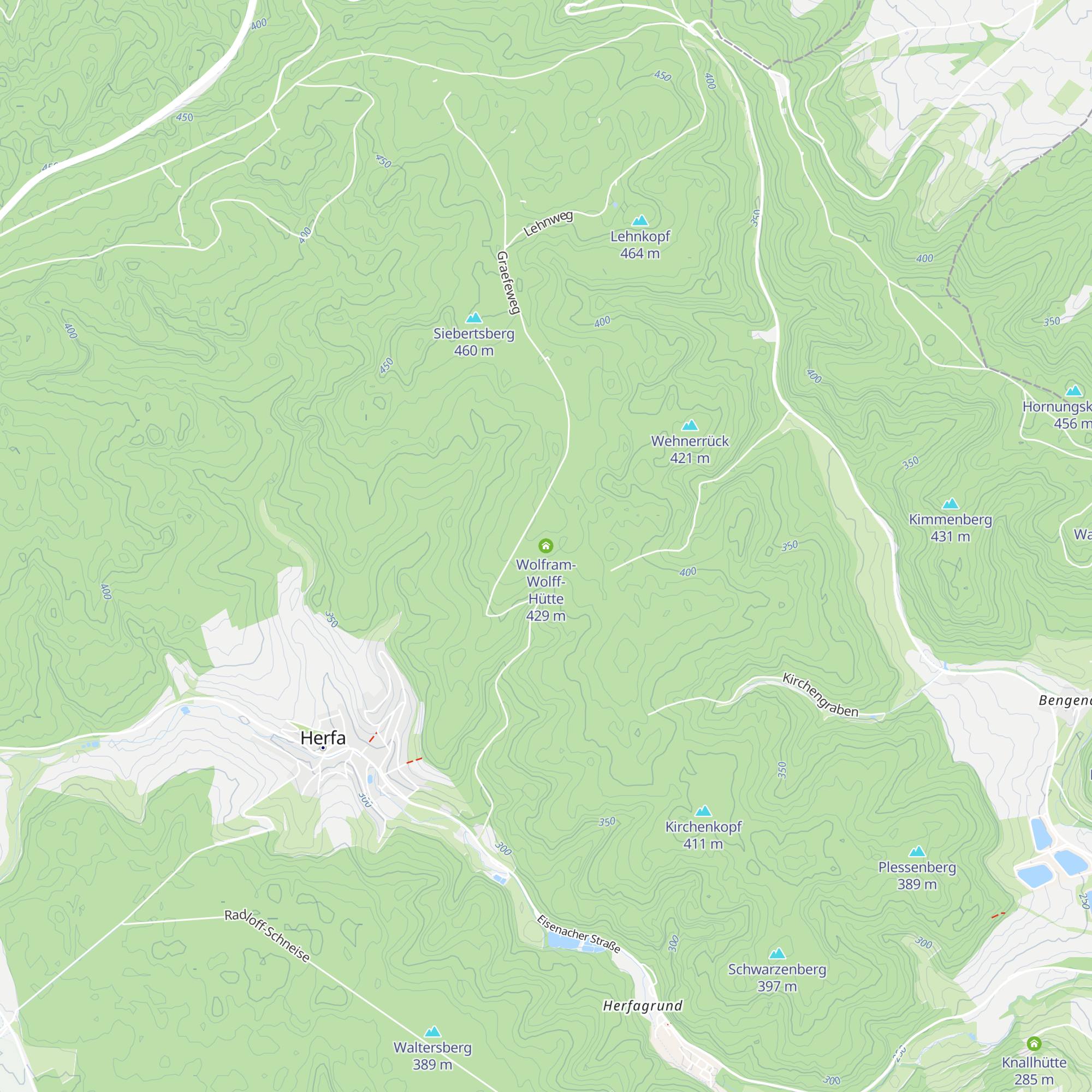 Wolfram-Wolff- Hütte map