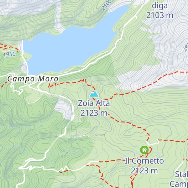 Map of Zoia Alta