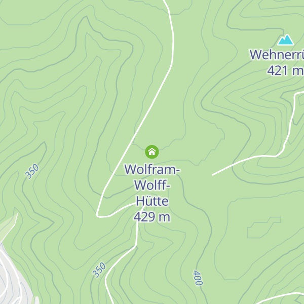 Map of Wolfram-Wolff- Hütte